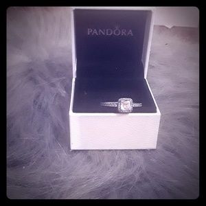 Pandora Sparkle Halo Ring